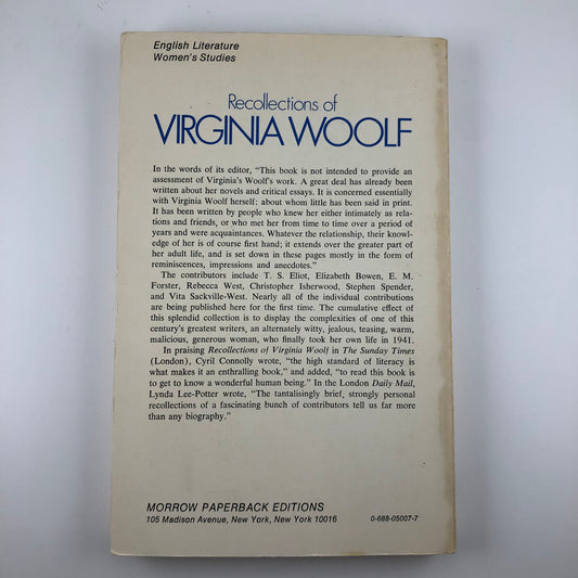 Recollections of Virginia Woolf by Her Contemporaries Default Title