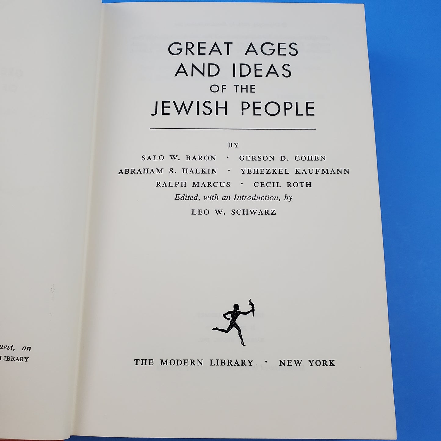 Great Ages and Ideas of the Jewish People
