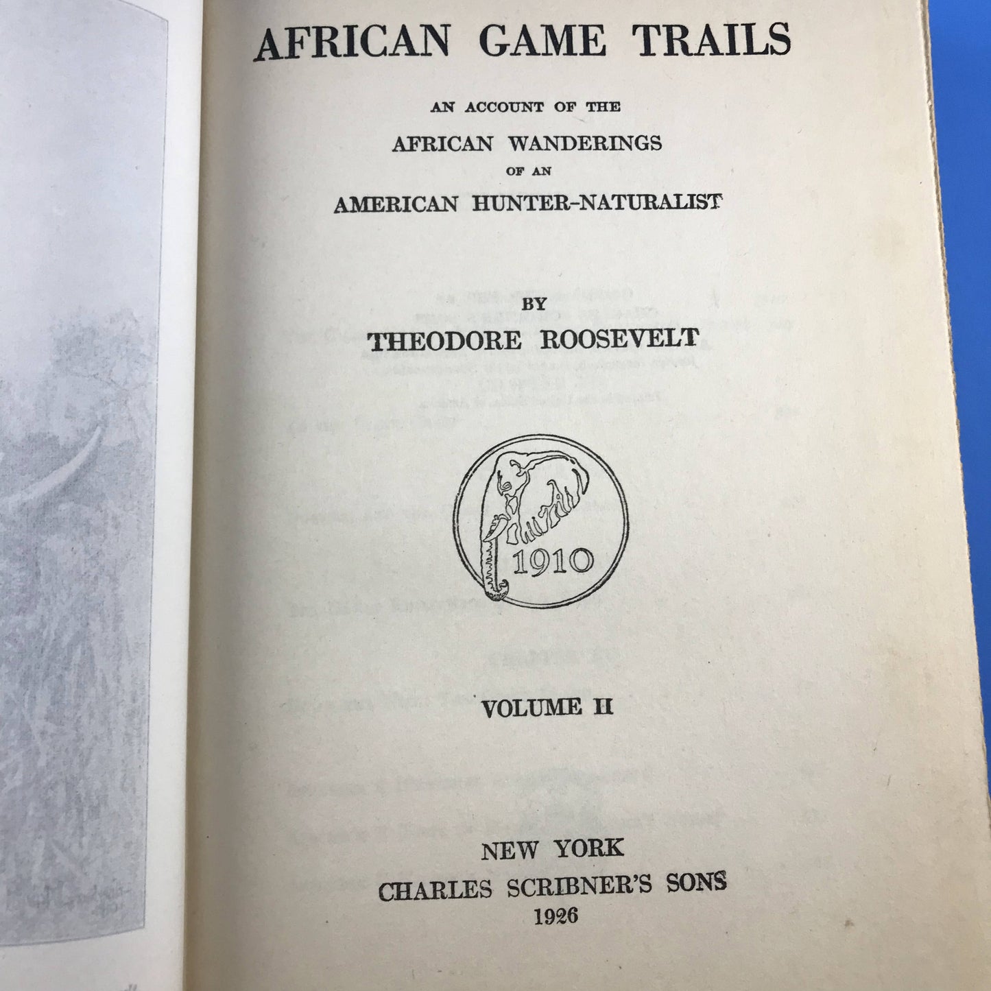 African Game Trails (2 Vol)