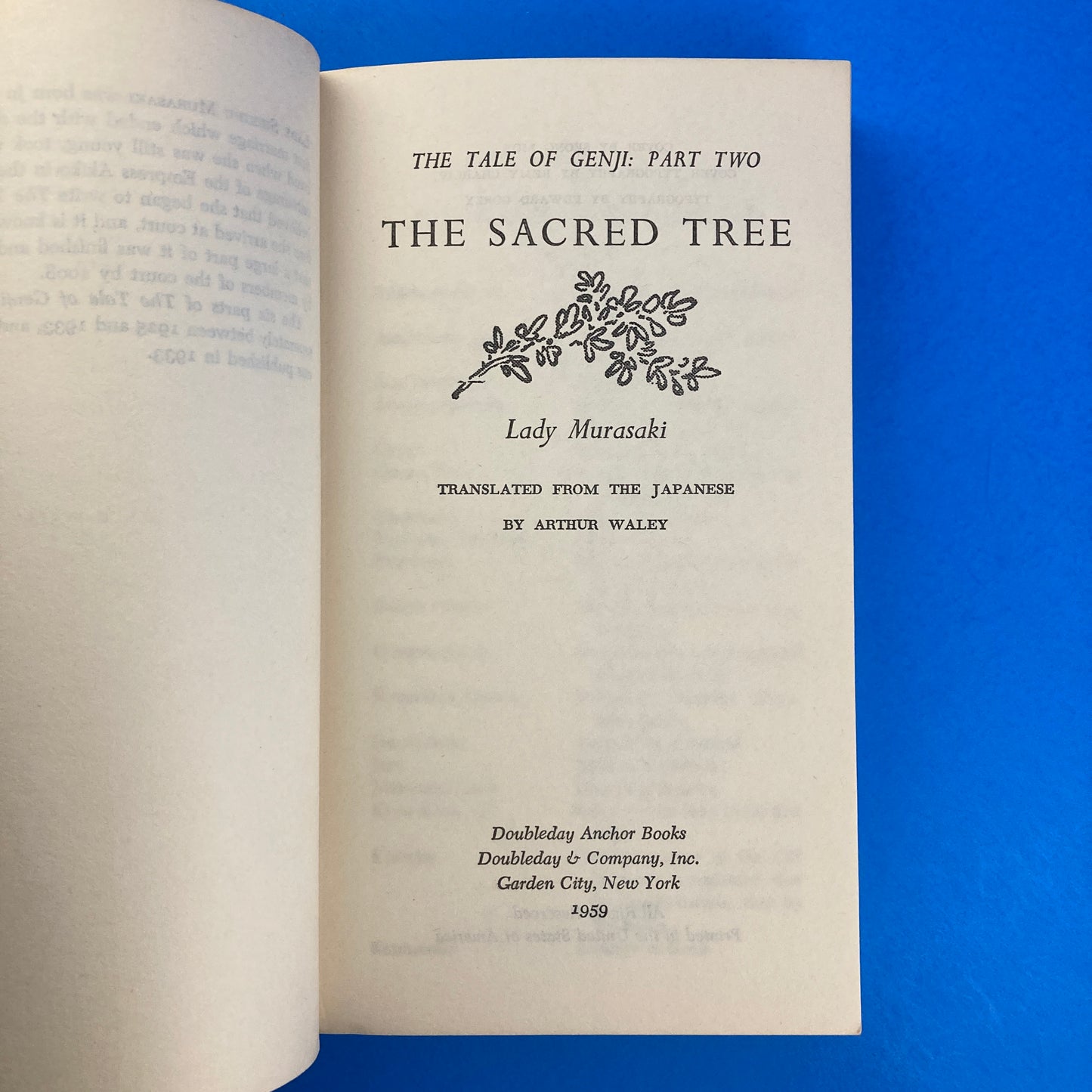 The Tale of Genji, Part II: The Sacred Tree