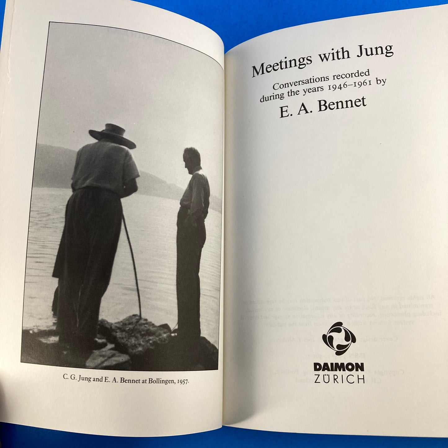 Meetings with Jung: Conversations Recorded During the Years 1946-1961