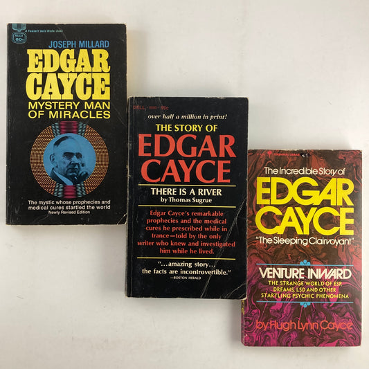 Venture Inward, There is a River, Mystery Man of Miracles (Set of 3 Edgar Cayce Biographies)