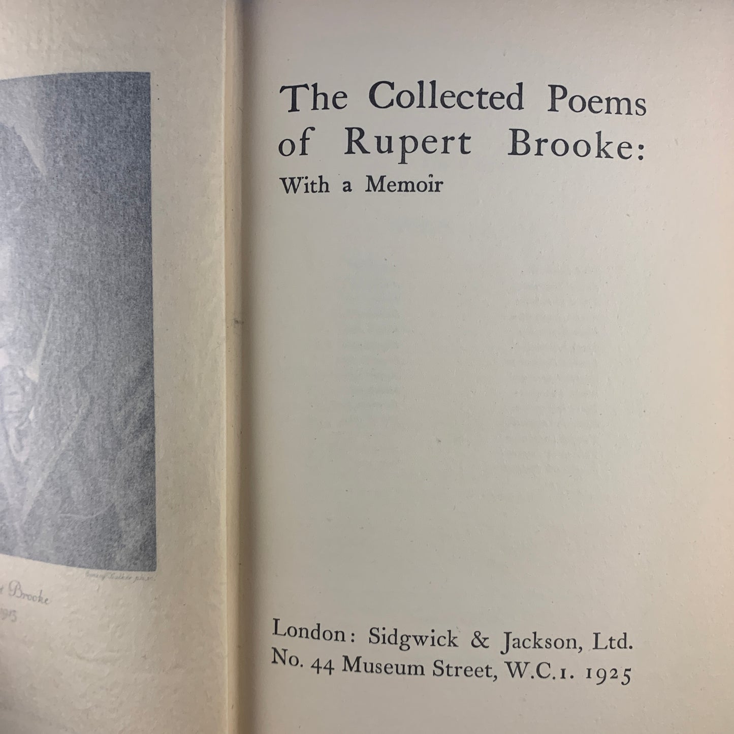 Collected Poems of Rupert Brooke: With a Memoir