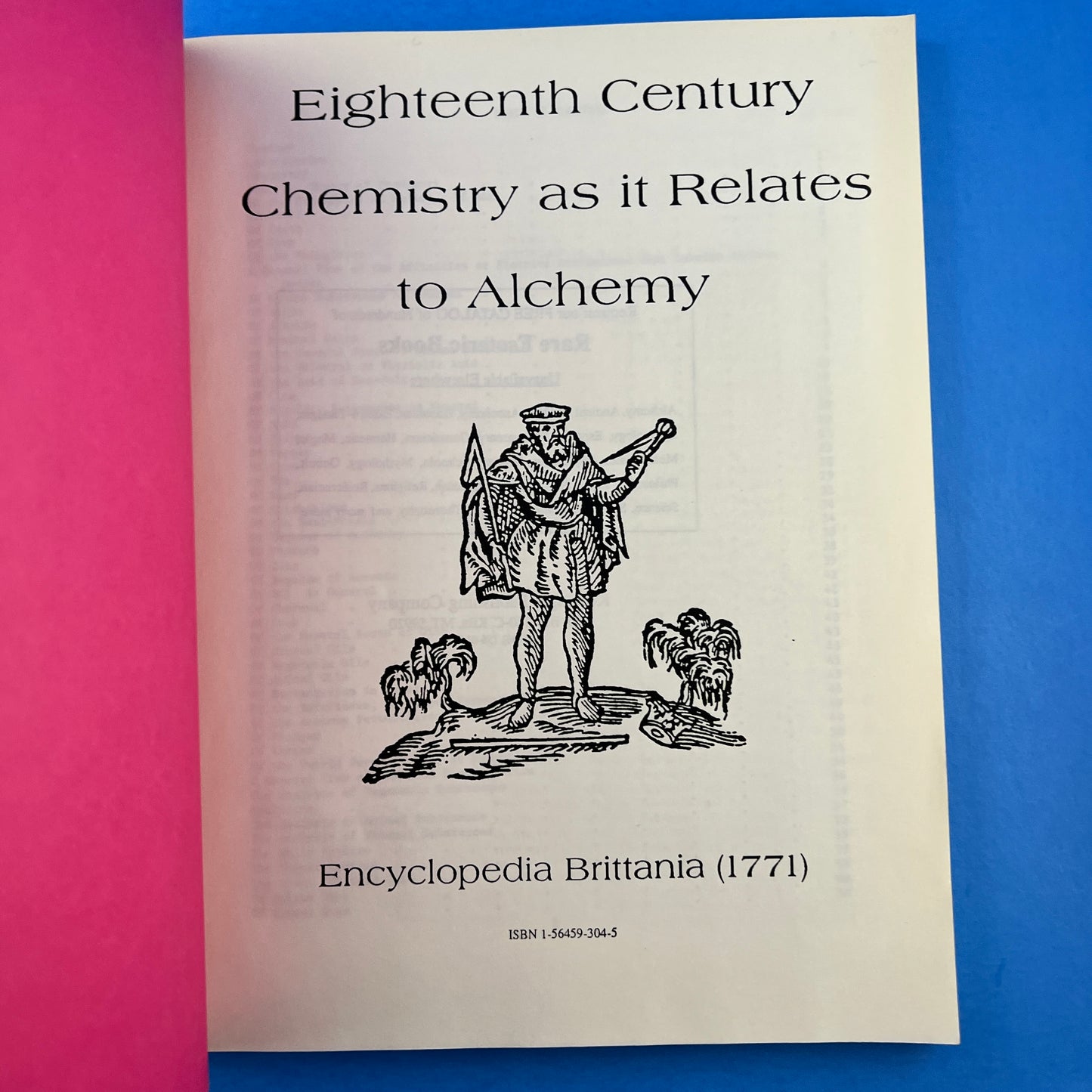 Eighteenth Century Chemistry as it Relates to Alchemy