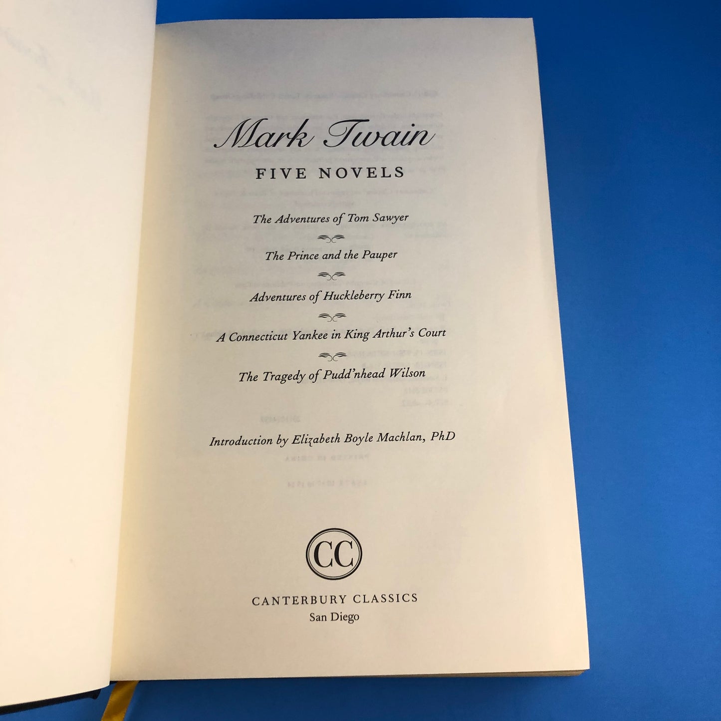 Five Novels by Mark Twain