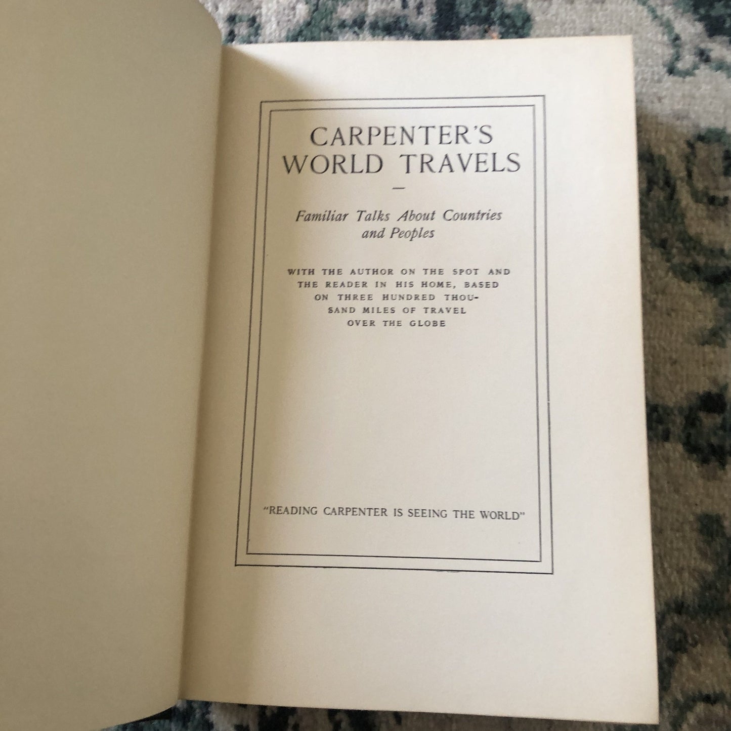 Carpenter's World Travels (Set of 8)