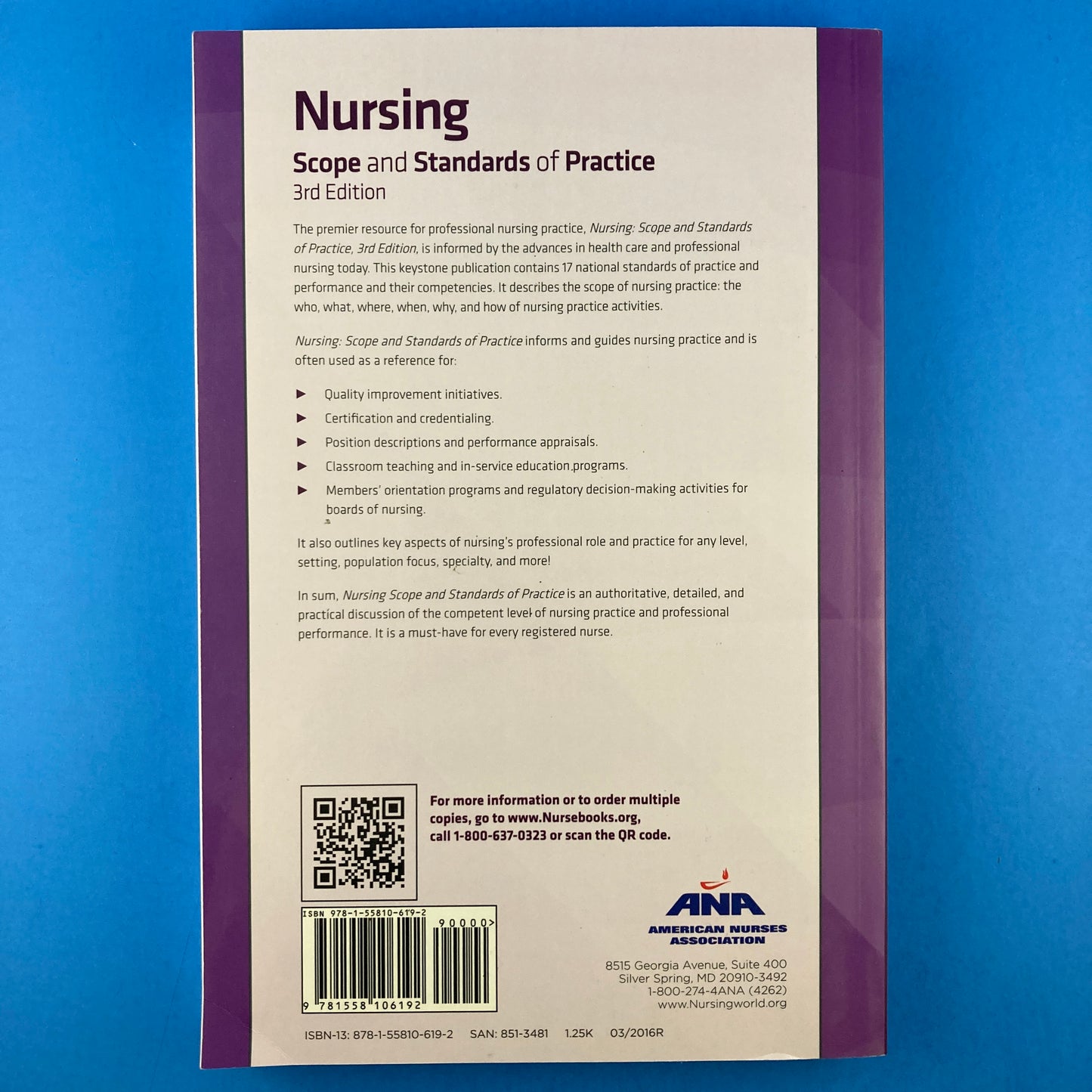 Nursing: Scope and Standards of Practice