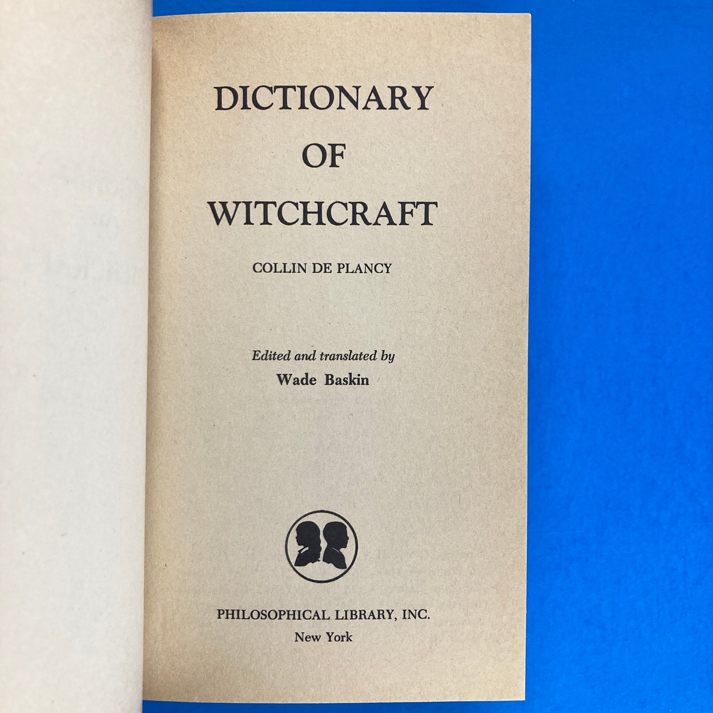 Dictionary of Witchcraft