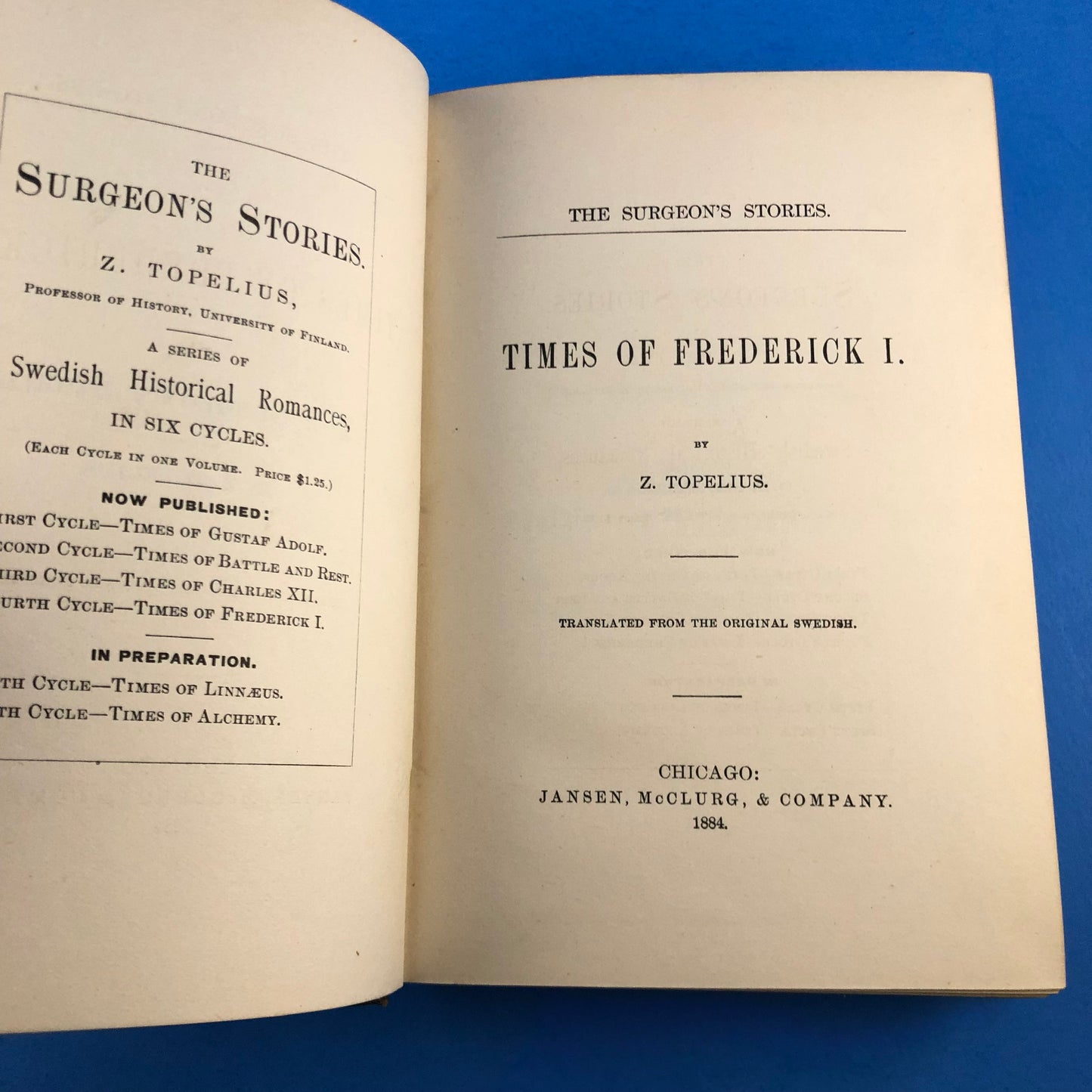 The Surgeon's Stories: Times of Frederick I