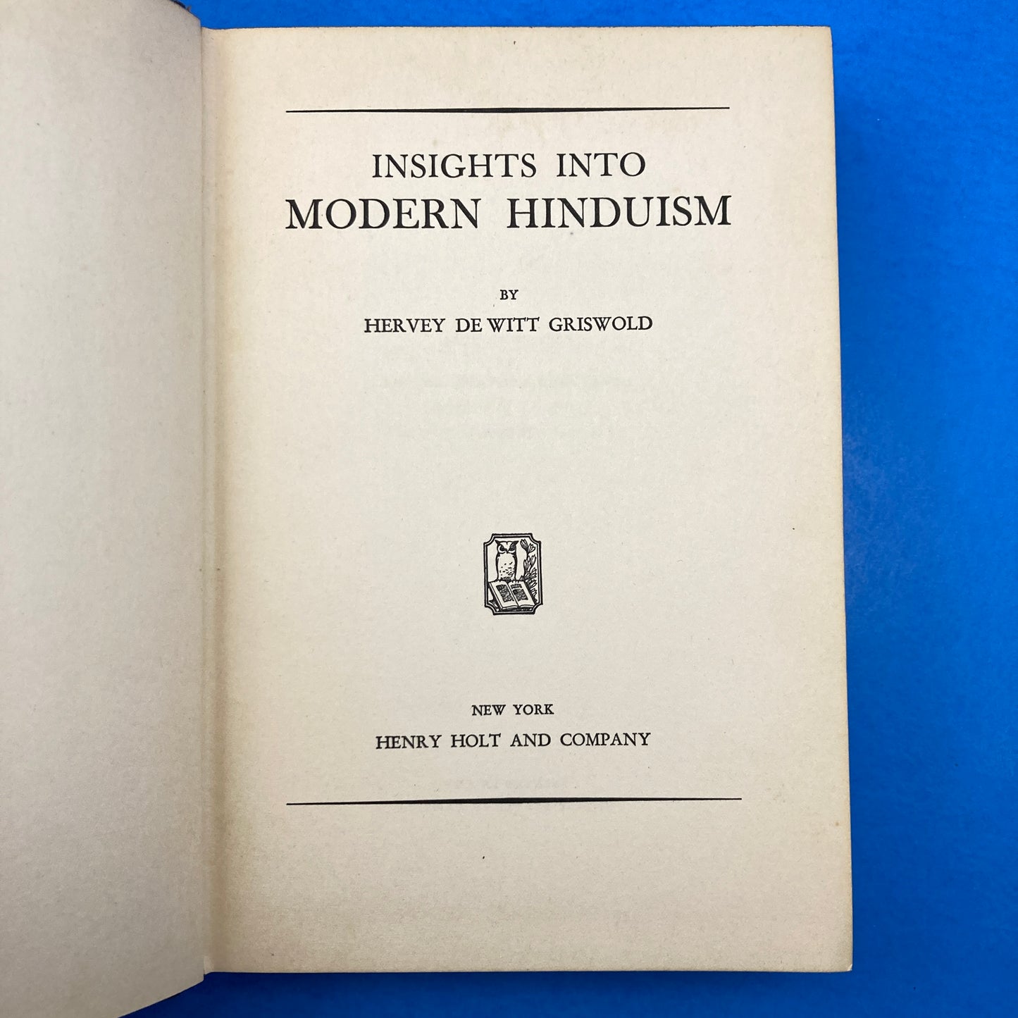 Insights Into Modern Hinduism