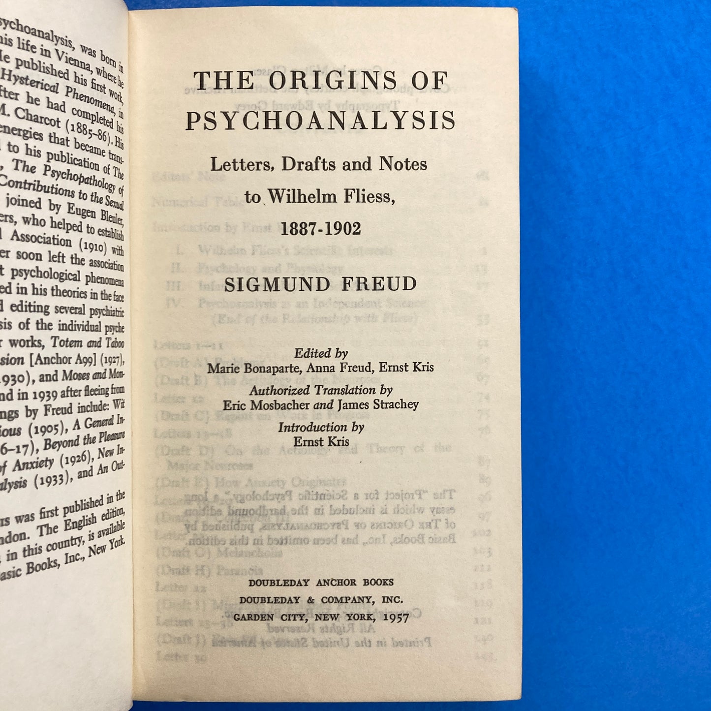 The Origins of Psychoanalysis