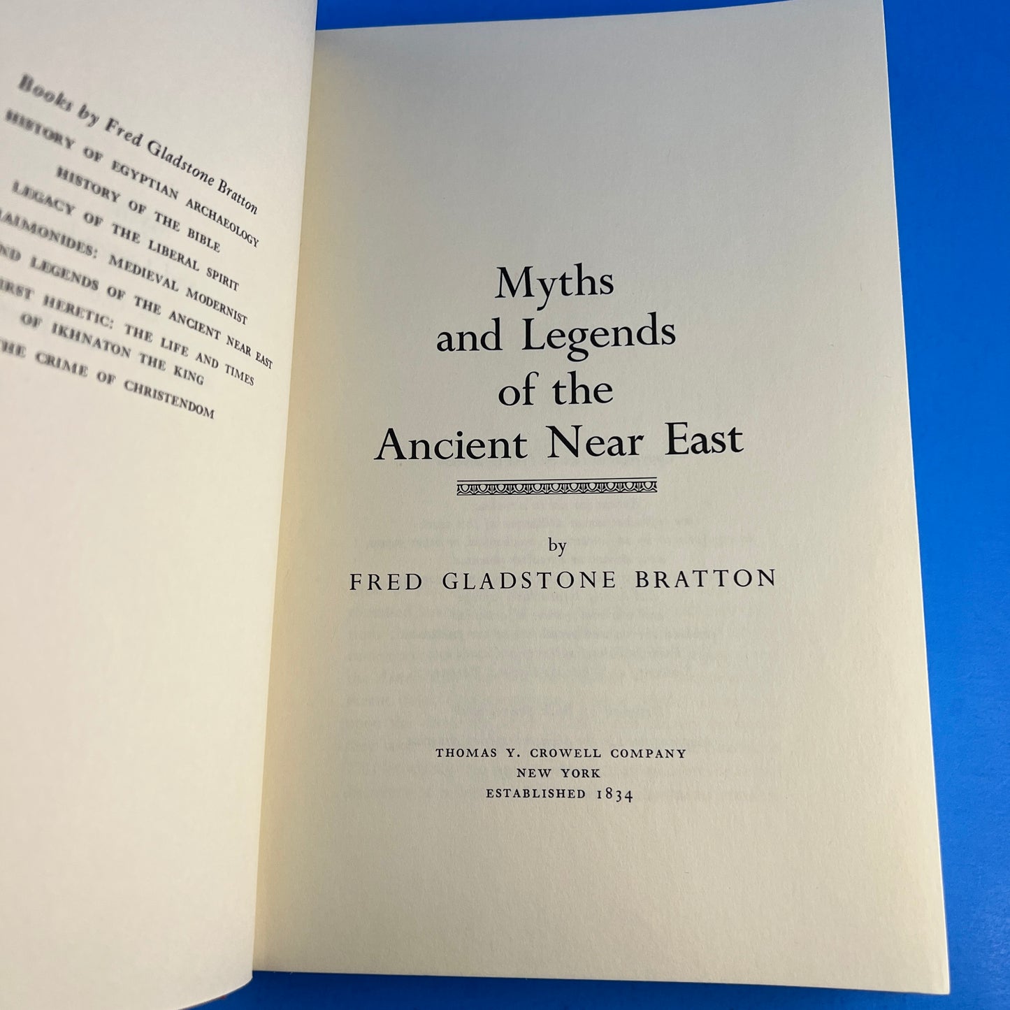 Myths and Legends of the Ancient Near East