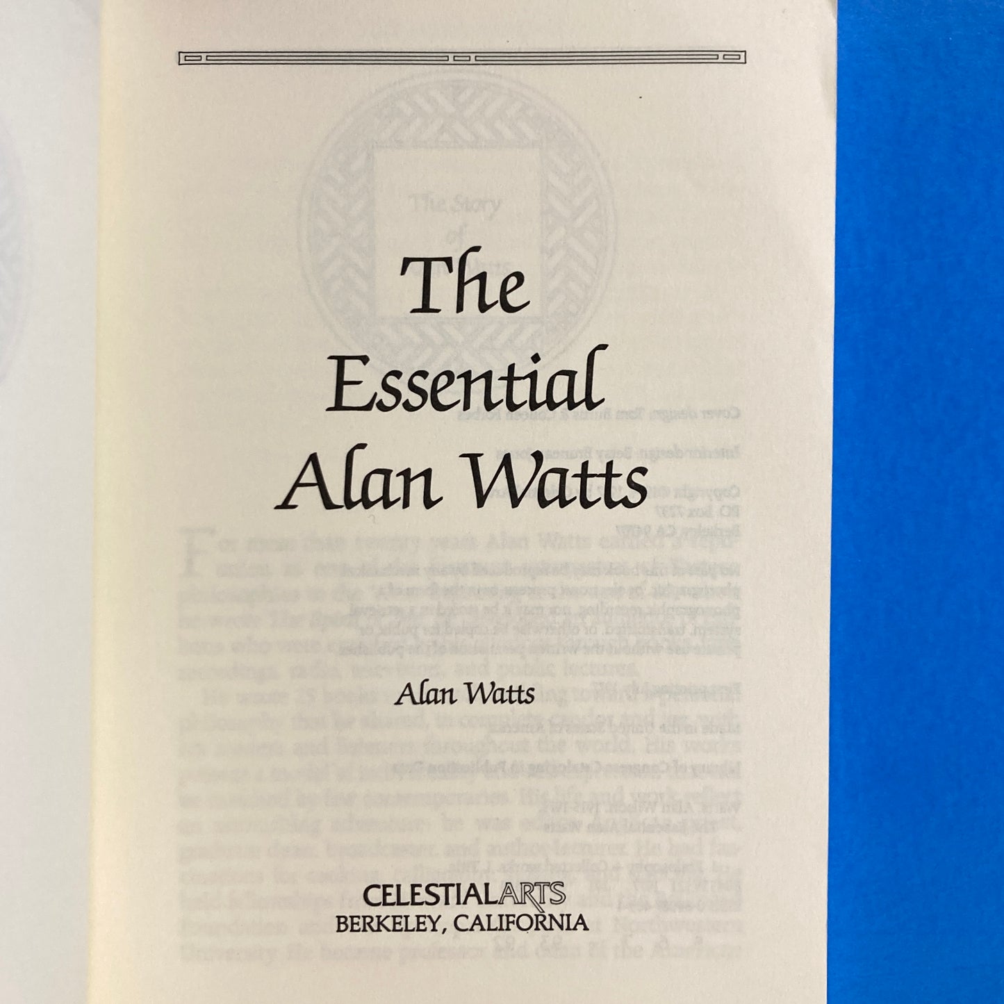 The Essential Alan Watts