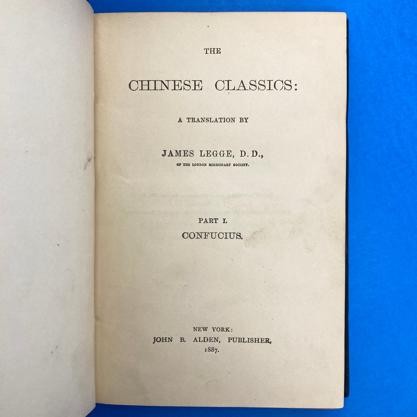 The Chinese Classics: Confucius & Mencius