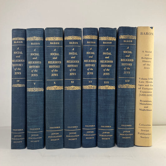A Social and Religious History of the Jews (Set of 8)