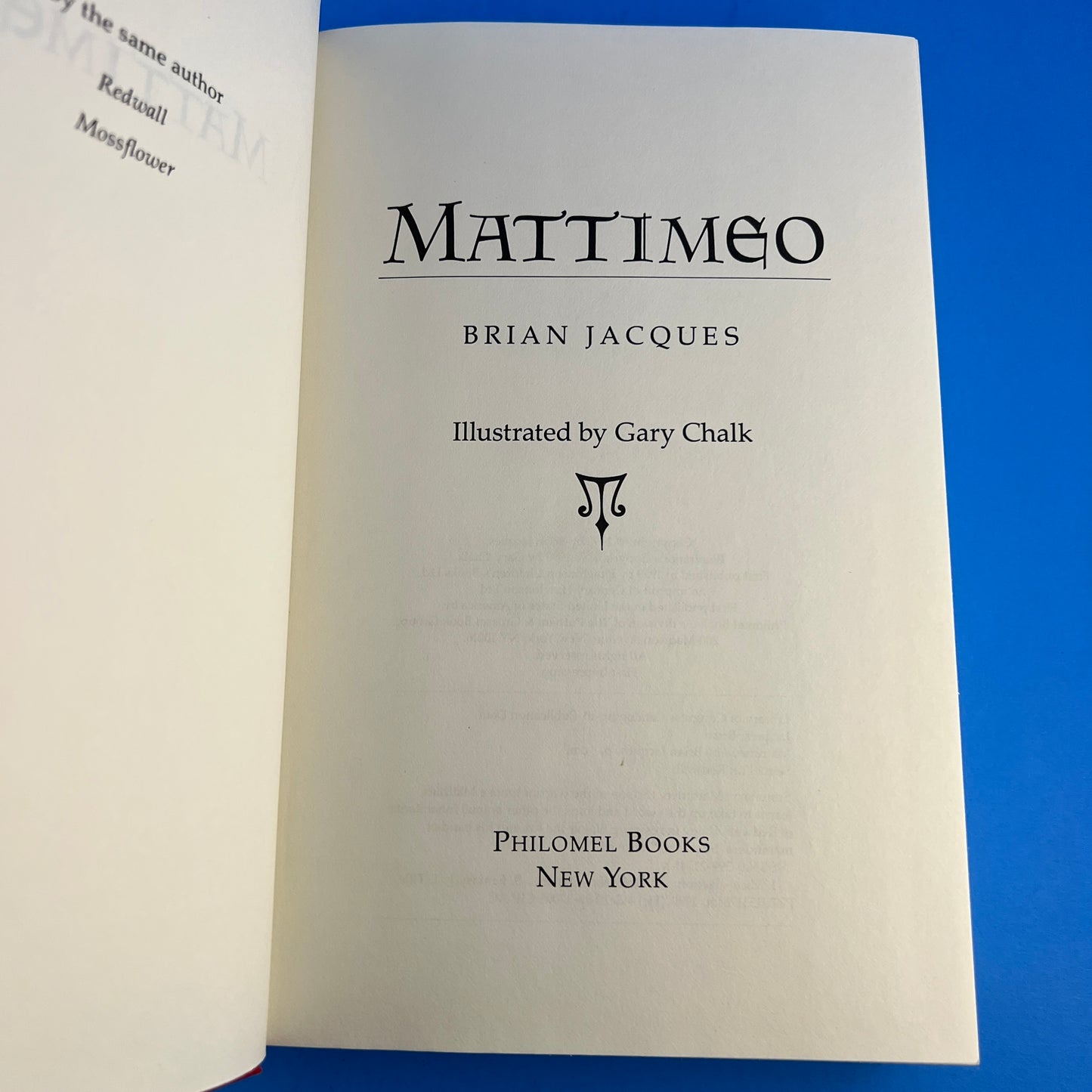 Mattimeo: A Sequel to Redwall