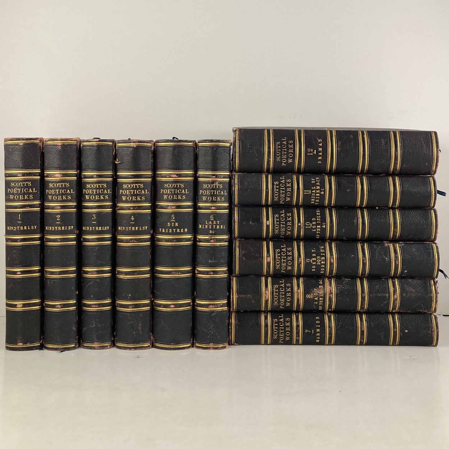 The Poetical Works of Sir Walter Scott (Set of 12)