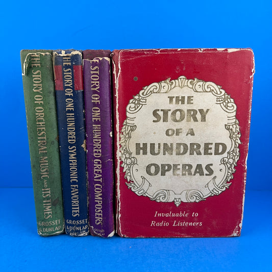The Story of One Hundred Operas, Great Composers, Symphonic Favorites, Orchestral Music (Set of 4)