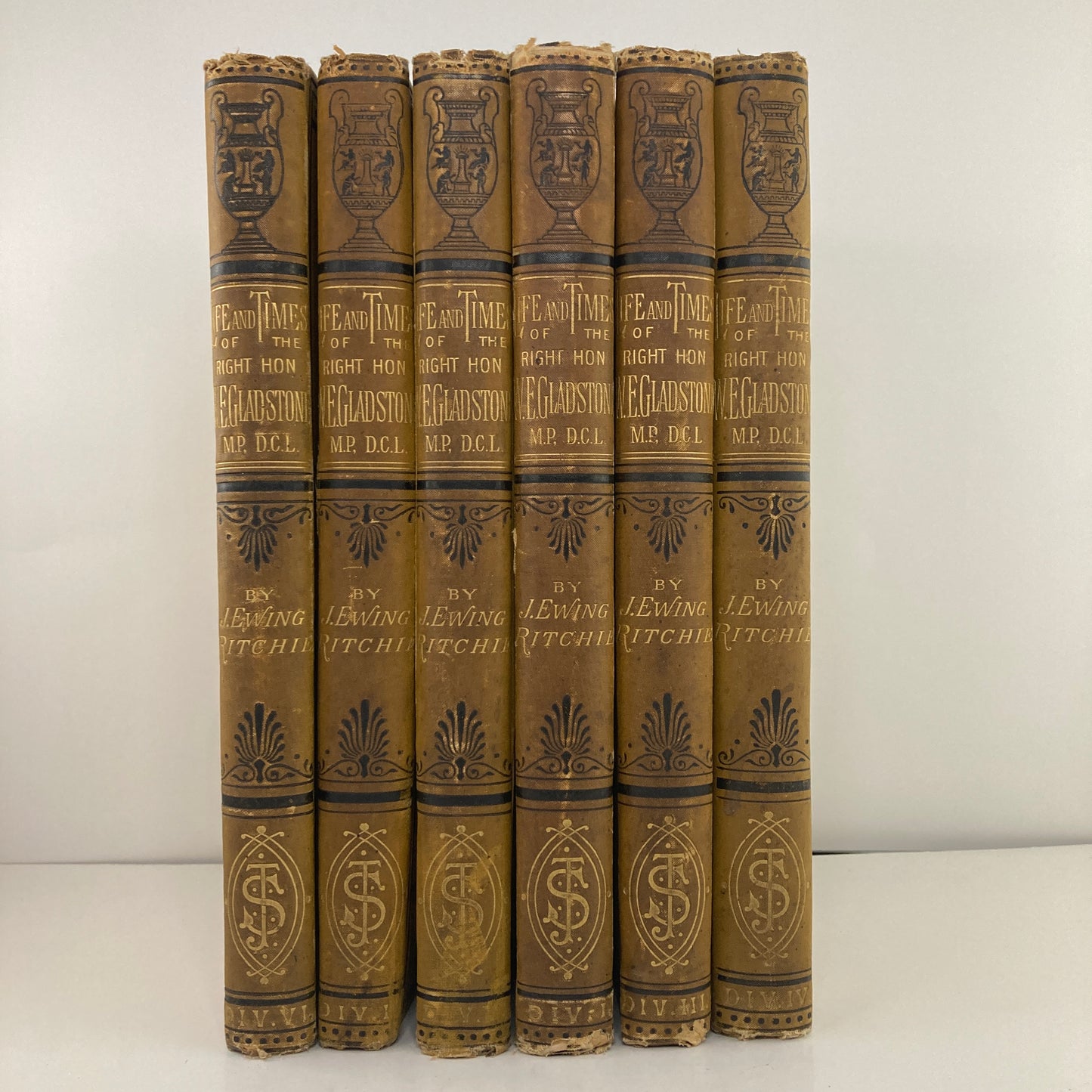 The Life and Times of the Right Honourable W. E. Gladstone (Set of 6)
