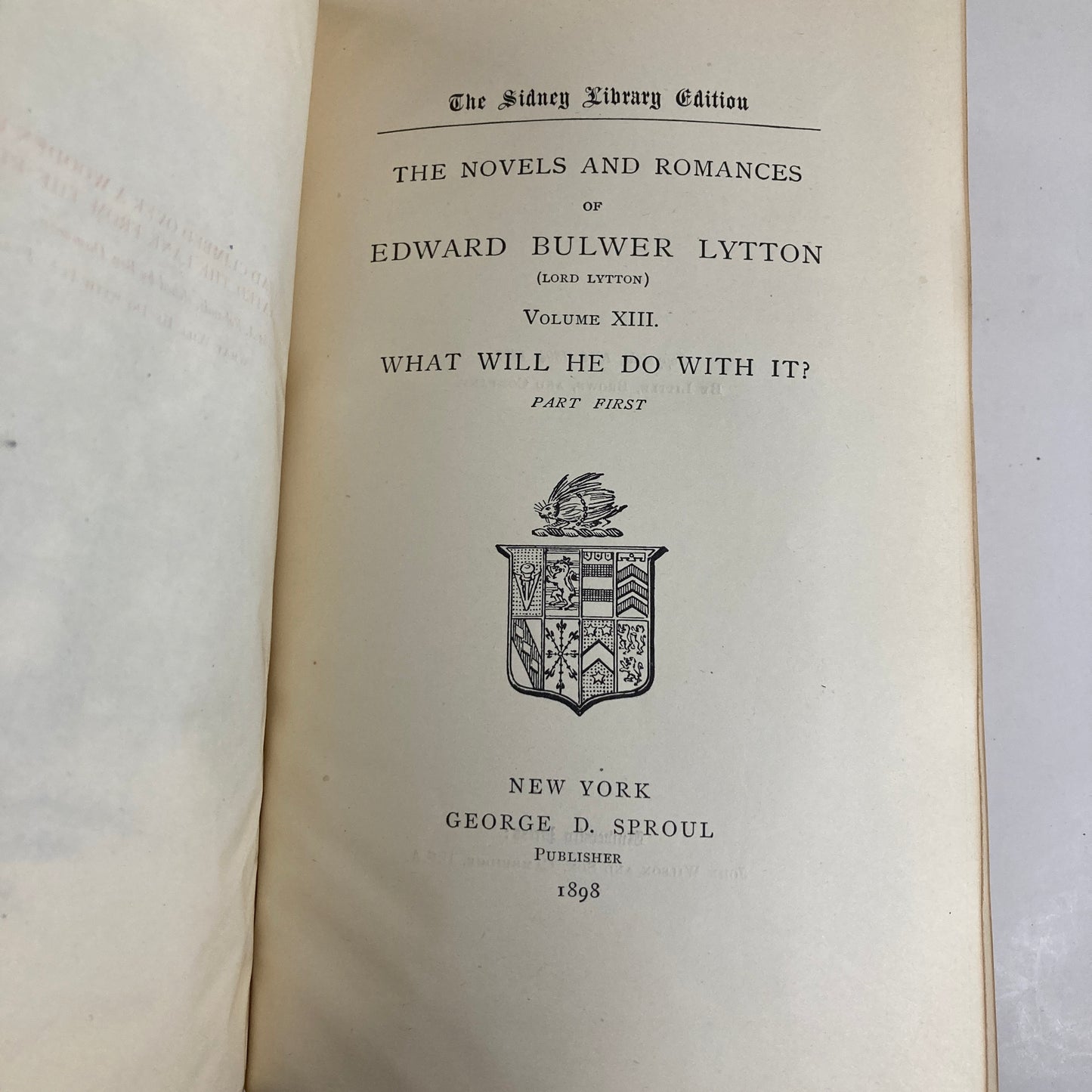 The Novels and Romances of Edward Bulwer Lytton (Set of 7)