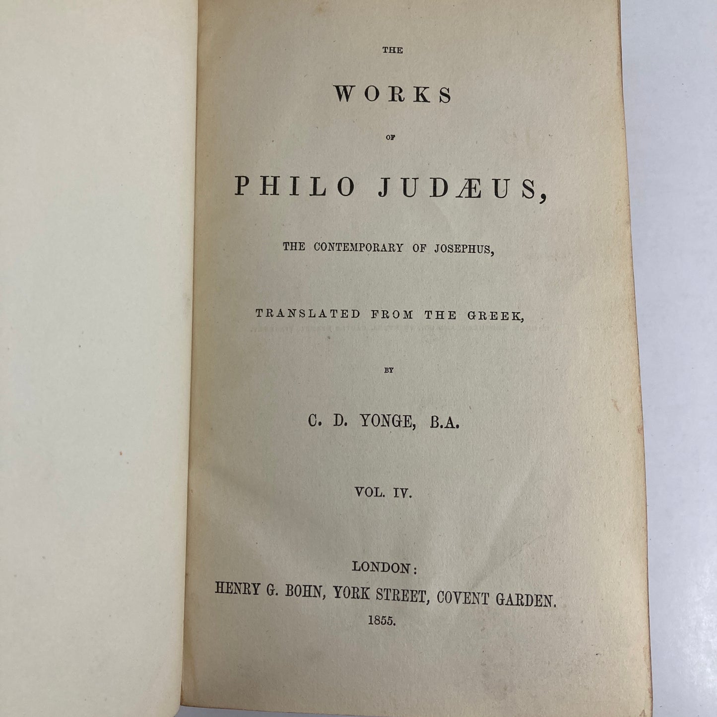 The Works of Philo Judaeus (Set of 4)