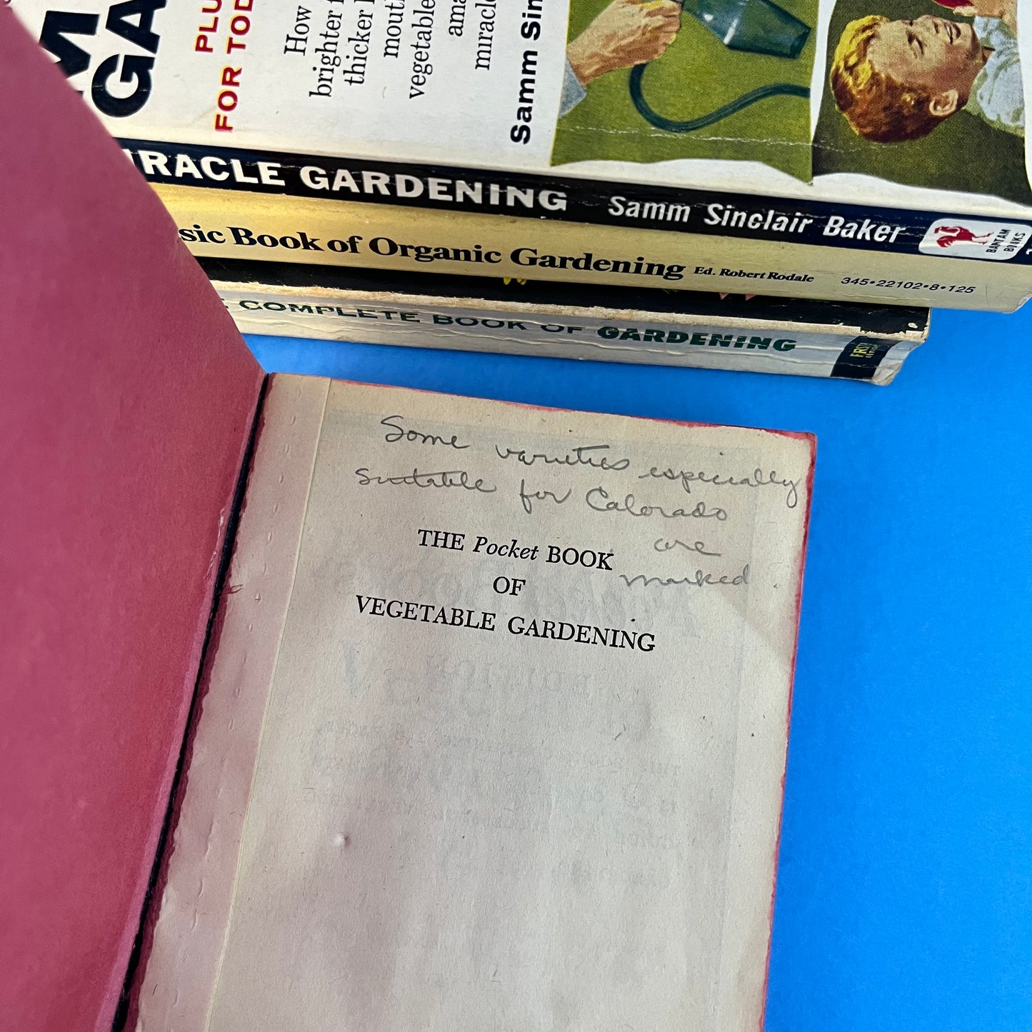 Vintage Gardening Manuals (Set of 4)