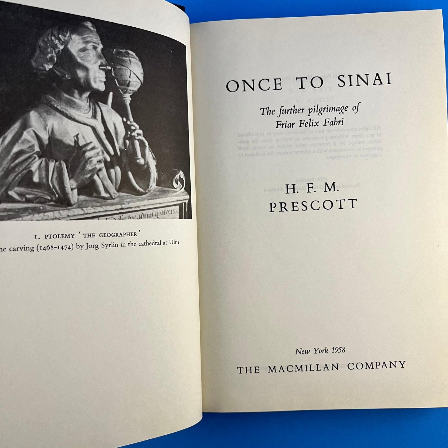 Once to Sinai: The Further Pilgrimage of Friar Felix Fabri