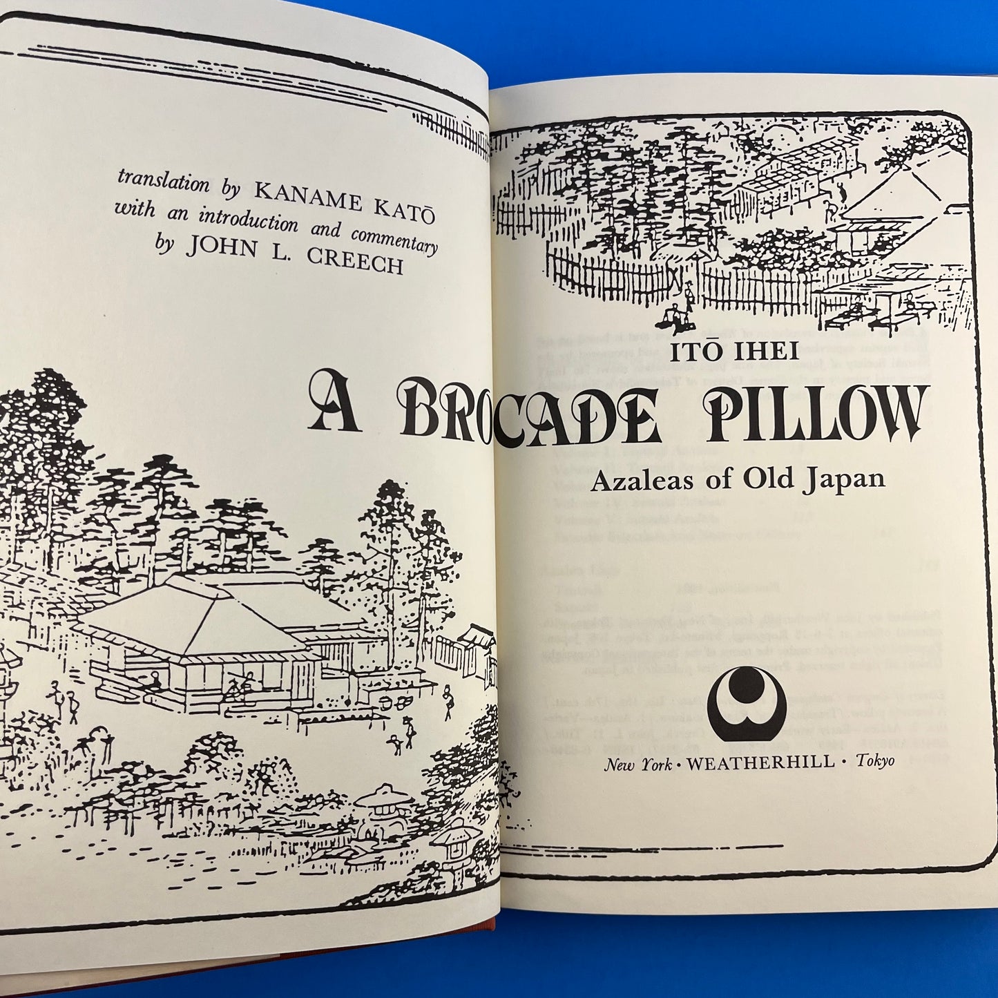 A Brocade Pillow: Azaleas of Old Japan
