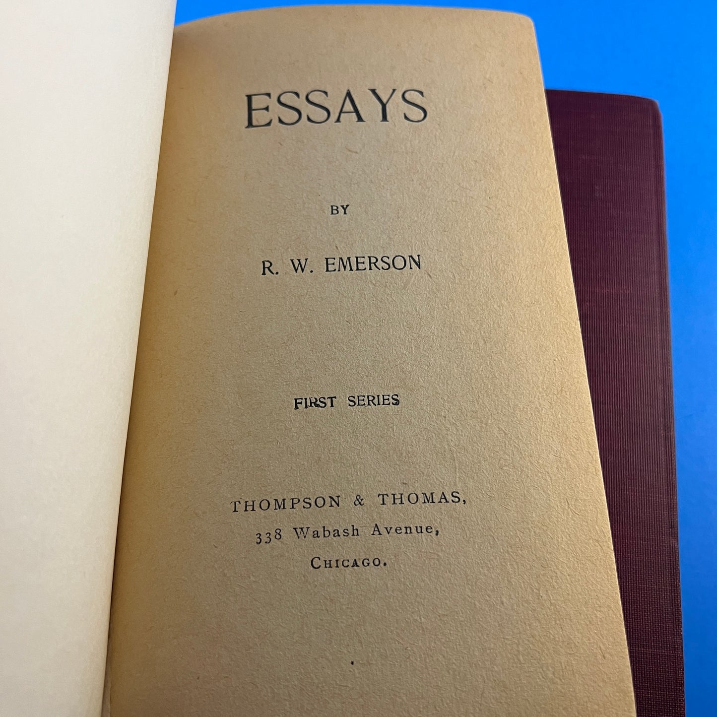 Emerson's Essays (2 Vol)