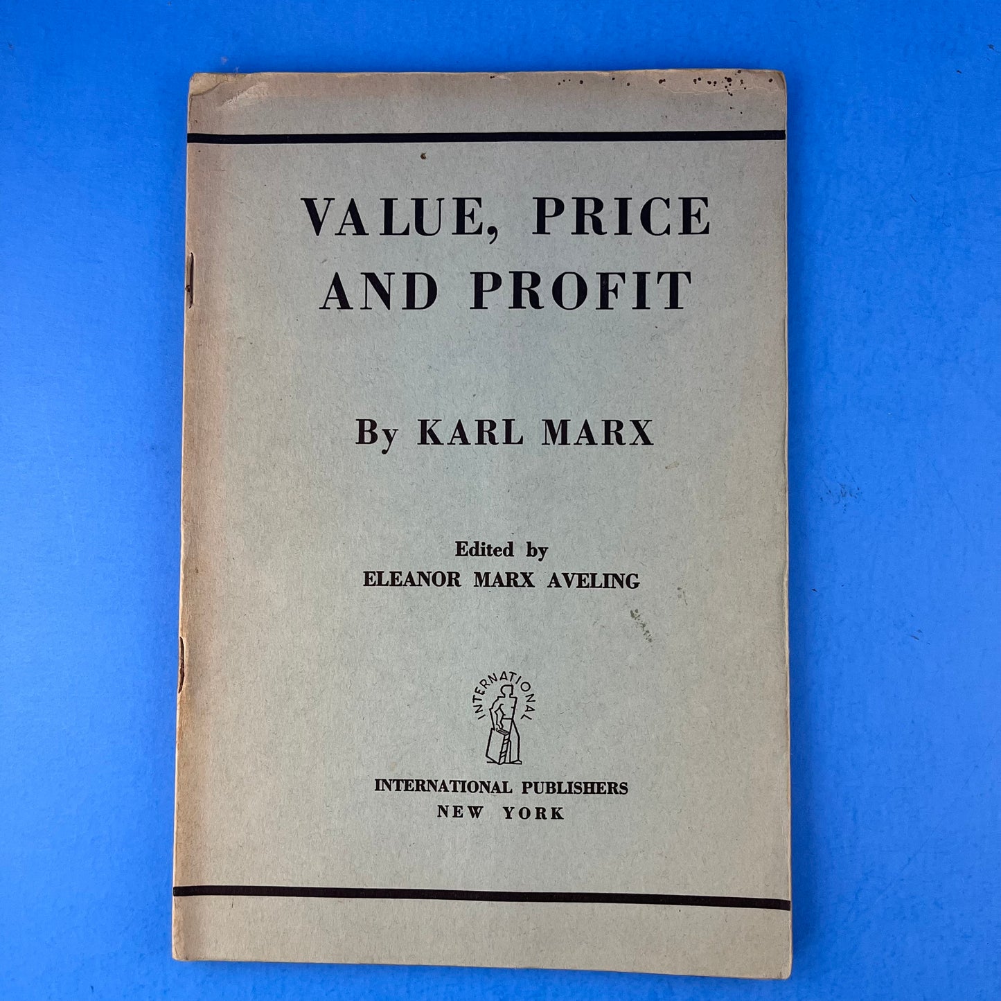 Value, Price and Profit