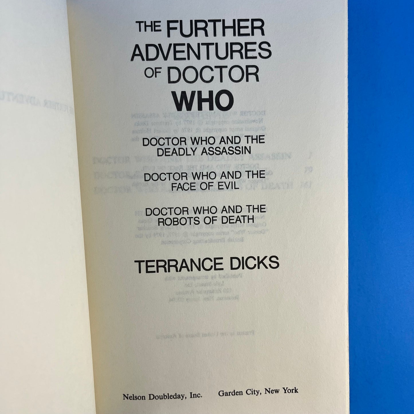 The Further Adventures of Doctor Who