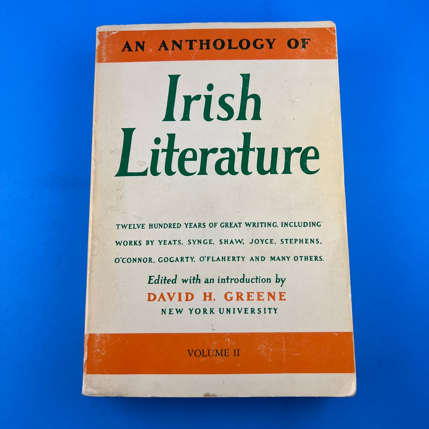An Anthology of Irish Literature (Volume 2)