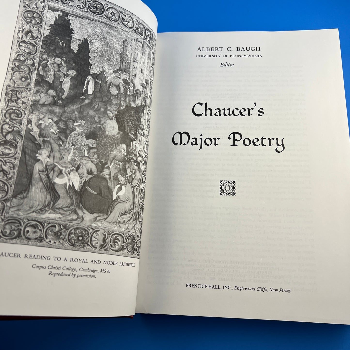 Chaucer's Major Poetry