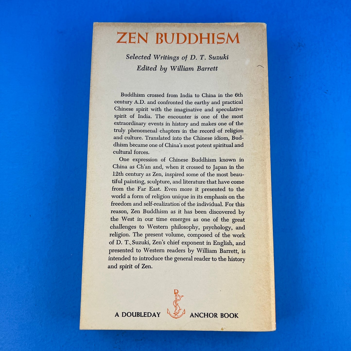 Zen Buddhism: Selected Writings of D.T. Suzuki