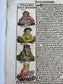 1493 Incunabula Leaf From the Nuremberg Chronicle of Hartmann Schedel - The Odyssey, Old Testament