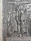 c1500s Leaf from Printed Book of Hours with Metalcuts - Deposition