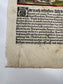 1514 Leaf with Woodcut - Livy's History of Rome: Siege of Rome Battle Scene