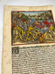 1514 Leaf with Woodcut - Livy's History of Rome: Hannibal, Battle of Trebia